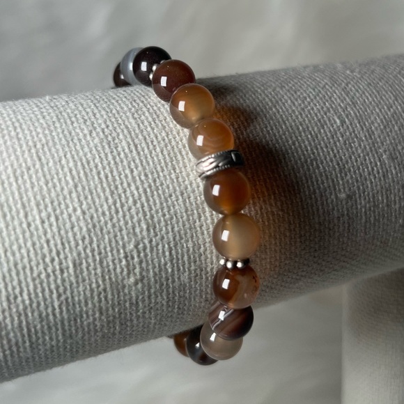 Beads of Life Kaleidoscope Stretch Bracelet with Tree of Life - Picture 2 of 3